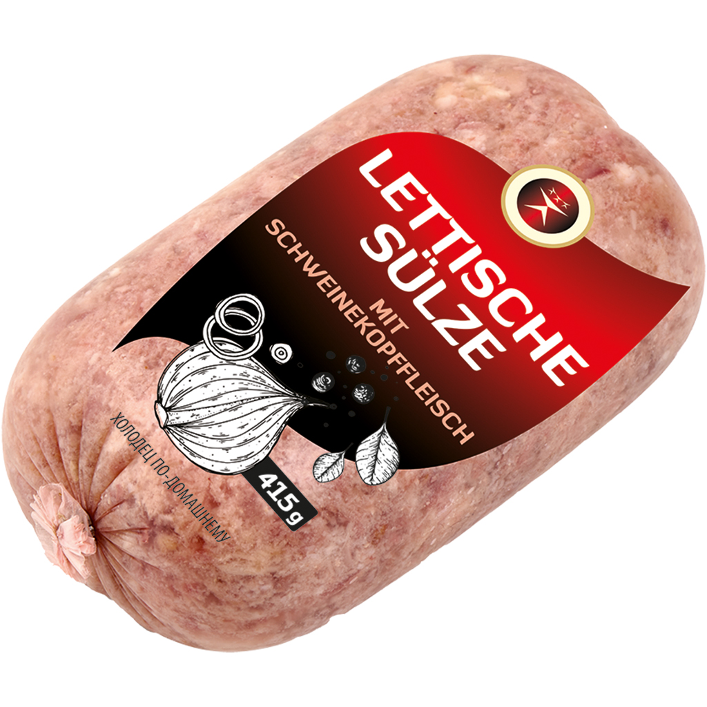 Letse aspic met varkenskopvlees