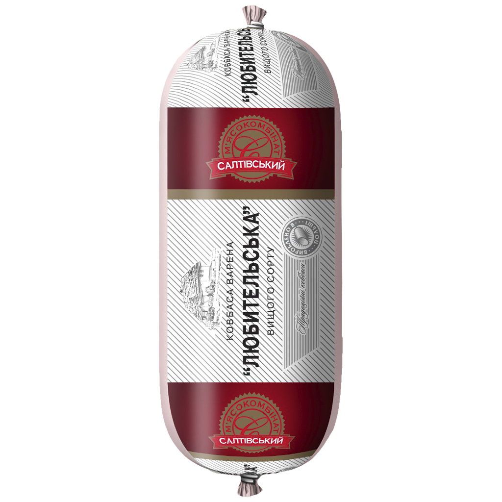 Kookworst van varkensvlees "Ljubitelskaja" van Oekraïense st