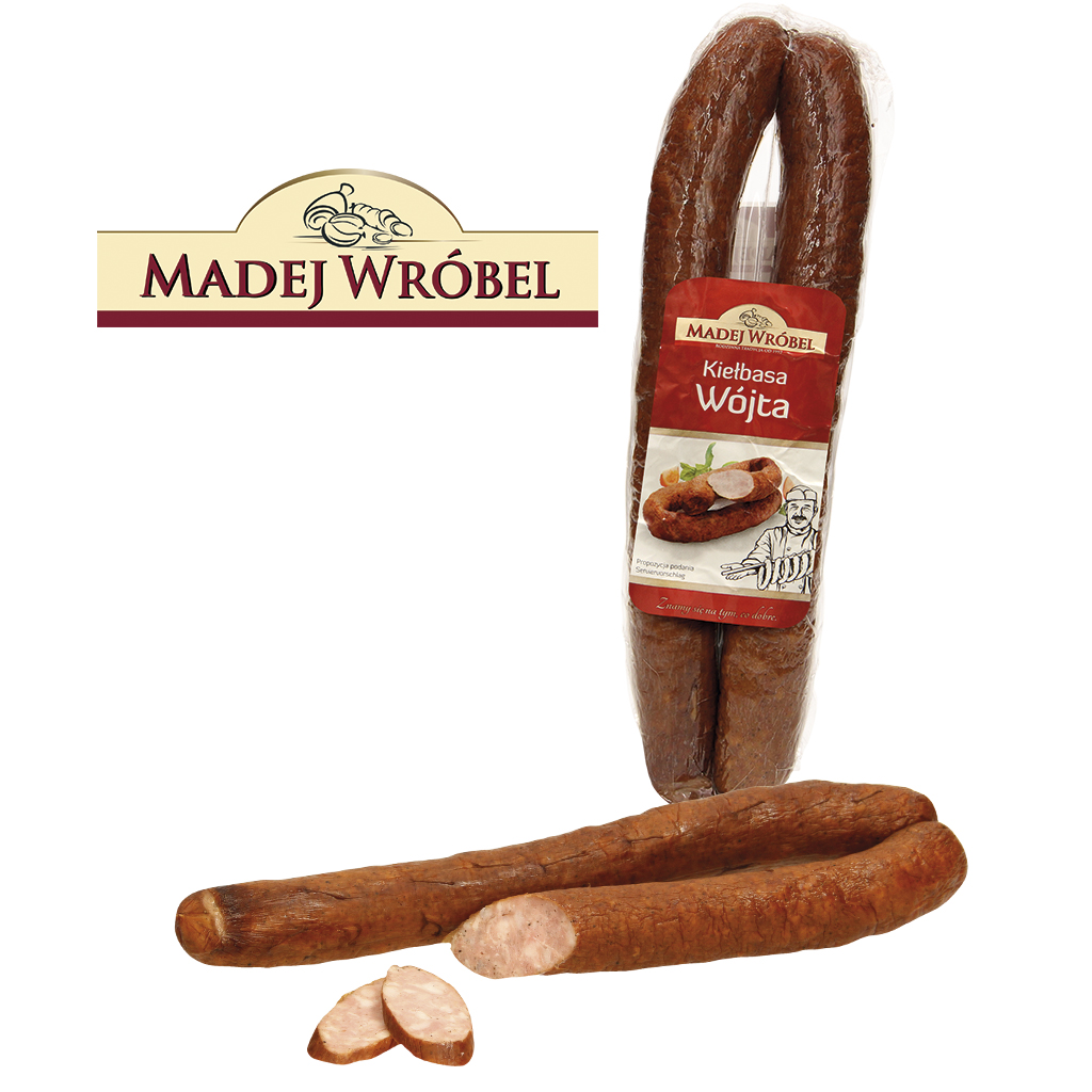 Вареная колбаса из мяса свинины и индейки "Вуйта" с добовлен