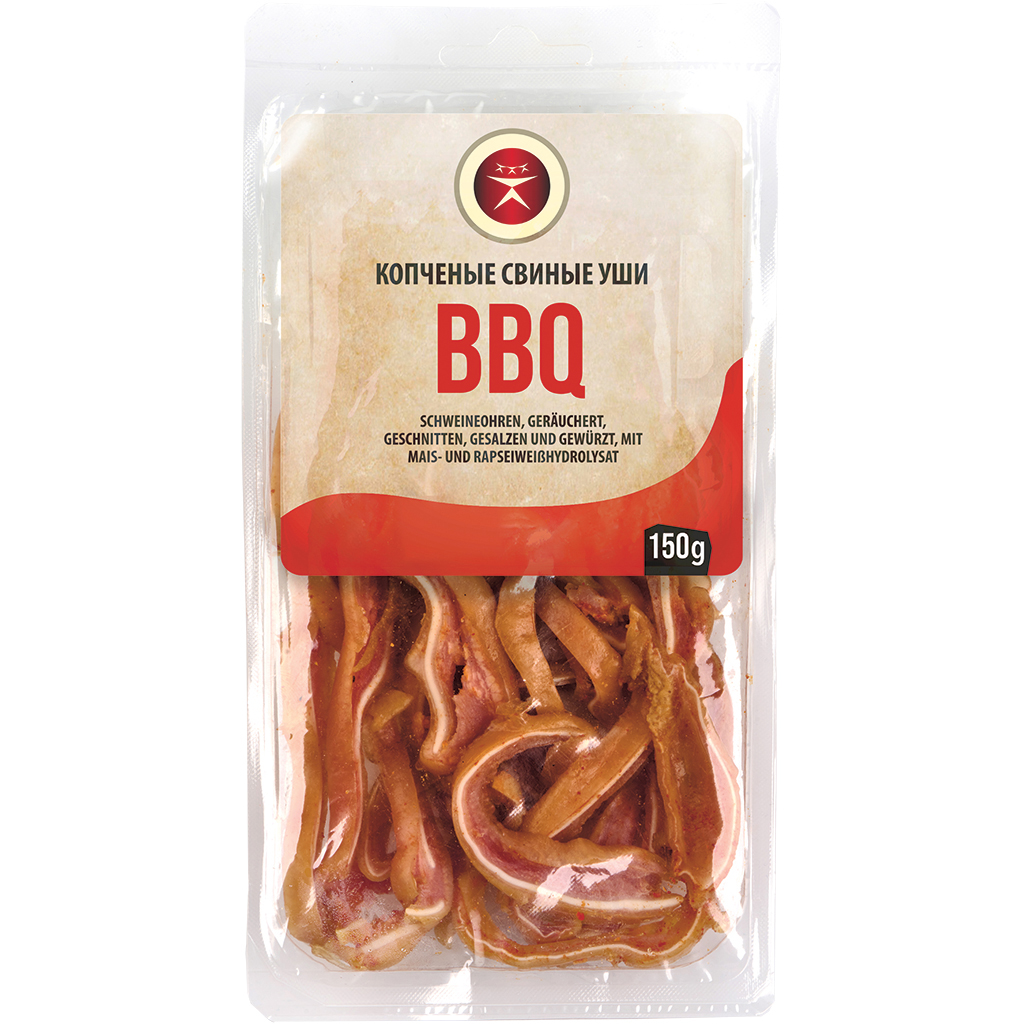 Копченые свиные уши BBQ