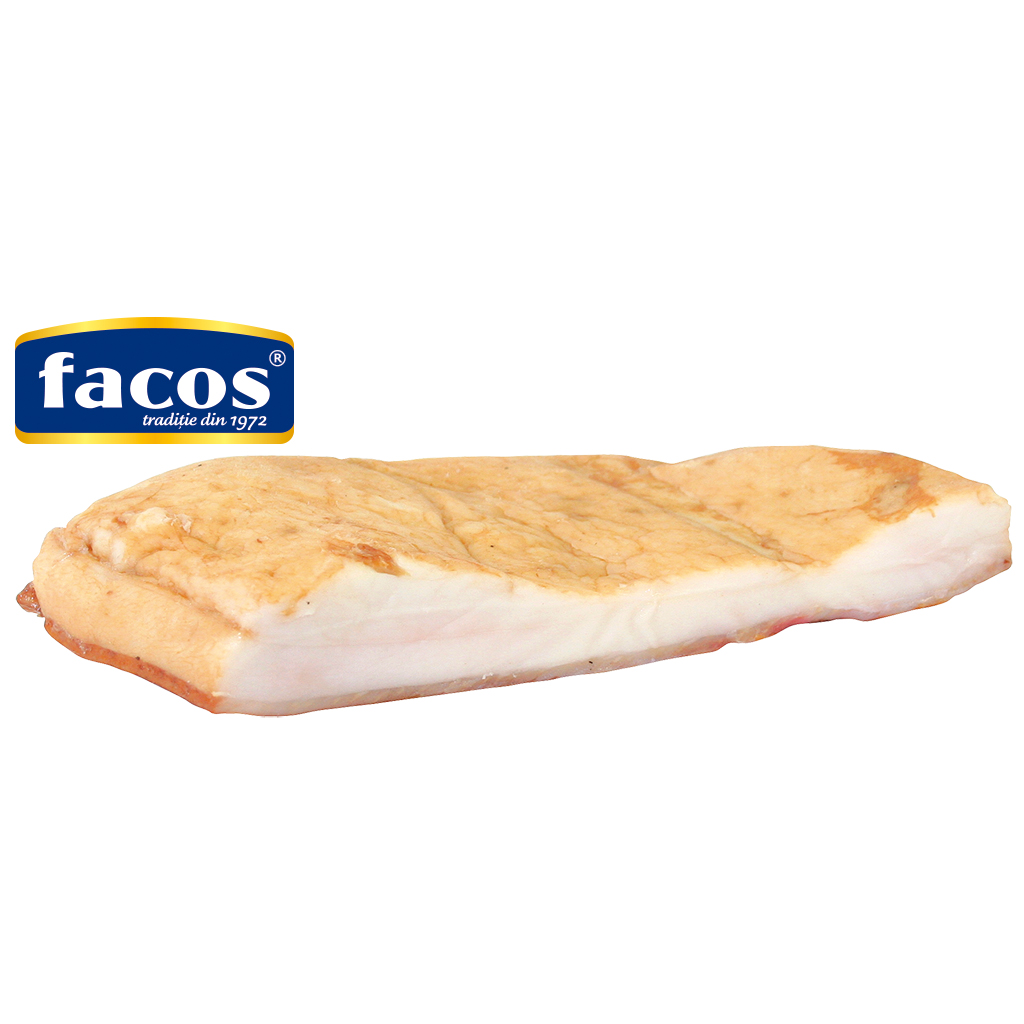 Gerookt varkensrug spek "Slanina afumata"