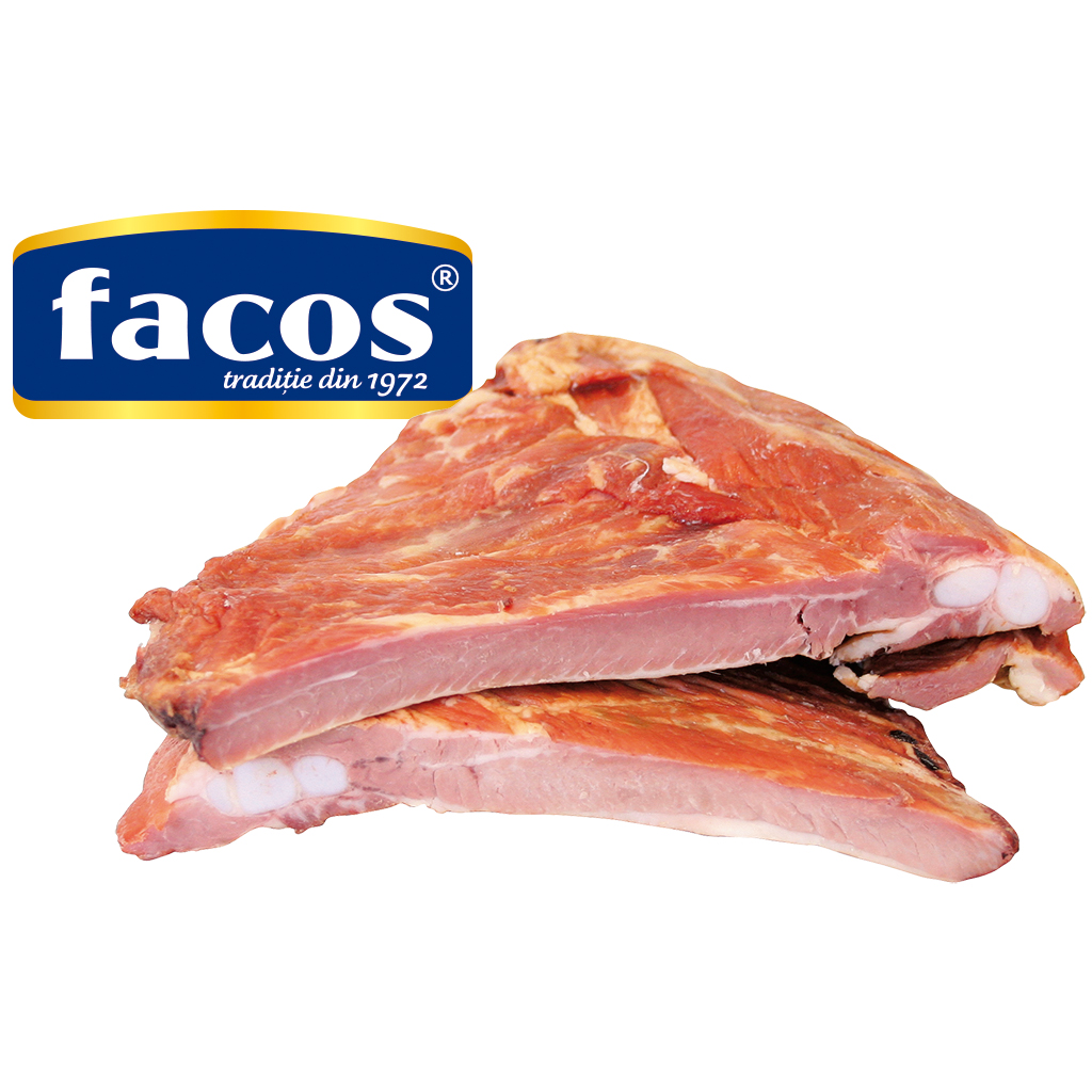 Gerookte varkensribben "Coasta porc fierte afumate"