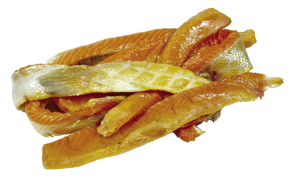 Zalmbuikjes koudgerookt