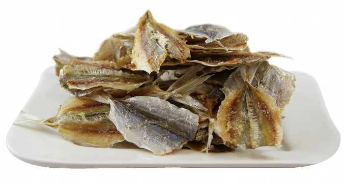 Snack van gouden band-selar (Selaroides leptolepis), luchtge