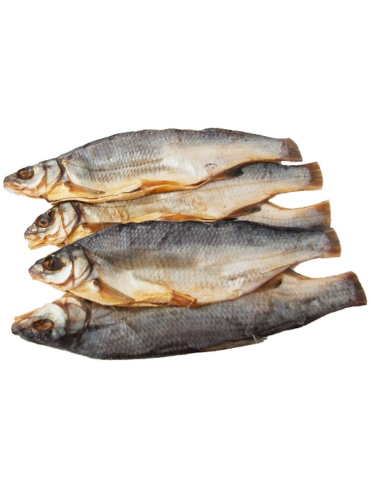 Zährte (Vimba vimba), gezouten en gedroogd