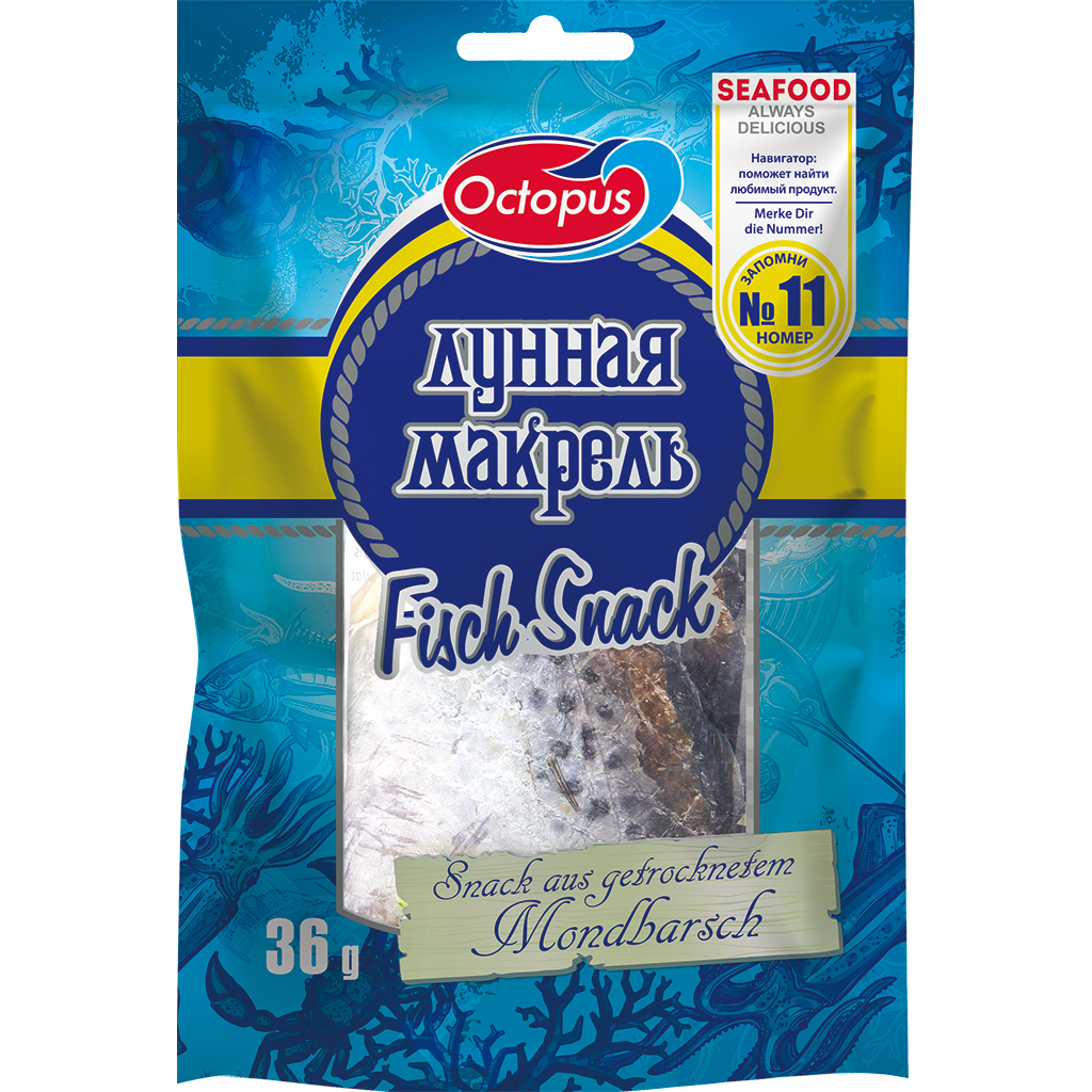 Snack van Oost-Aziatische maanbaars (Mene maculata), gezoute