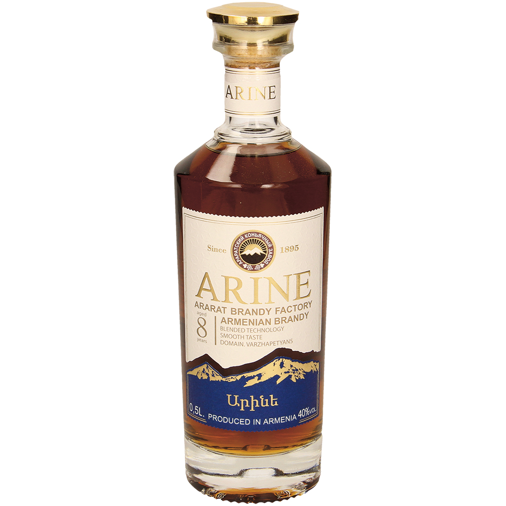 Армянский коньяк "Arine", 8 лет, 40% алк.
