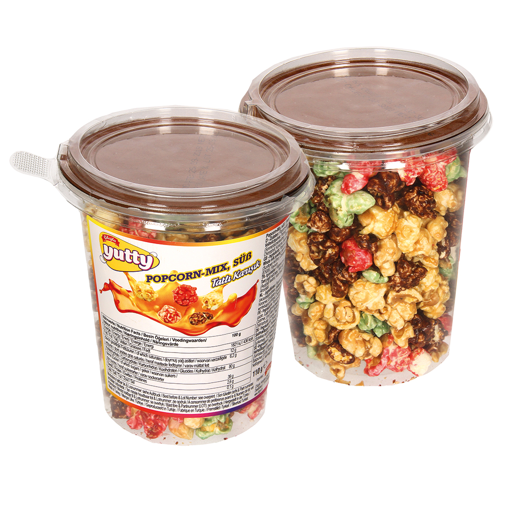 Popcorn-mix, zout