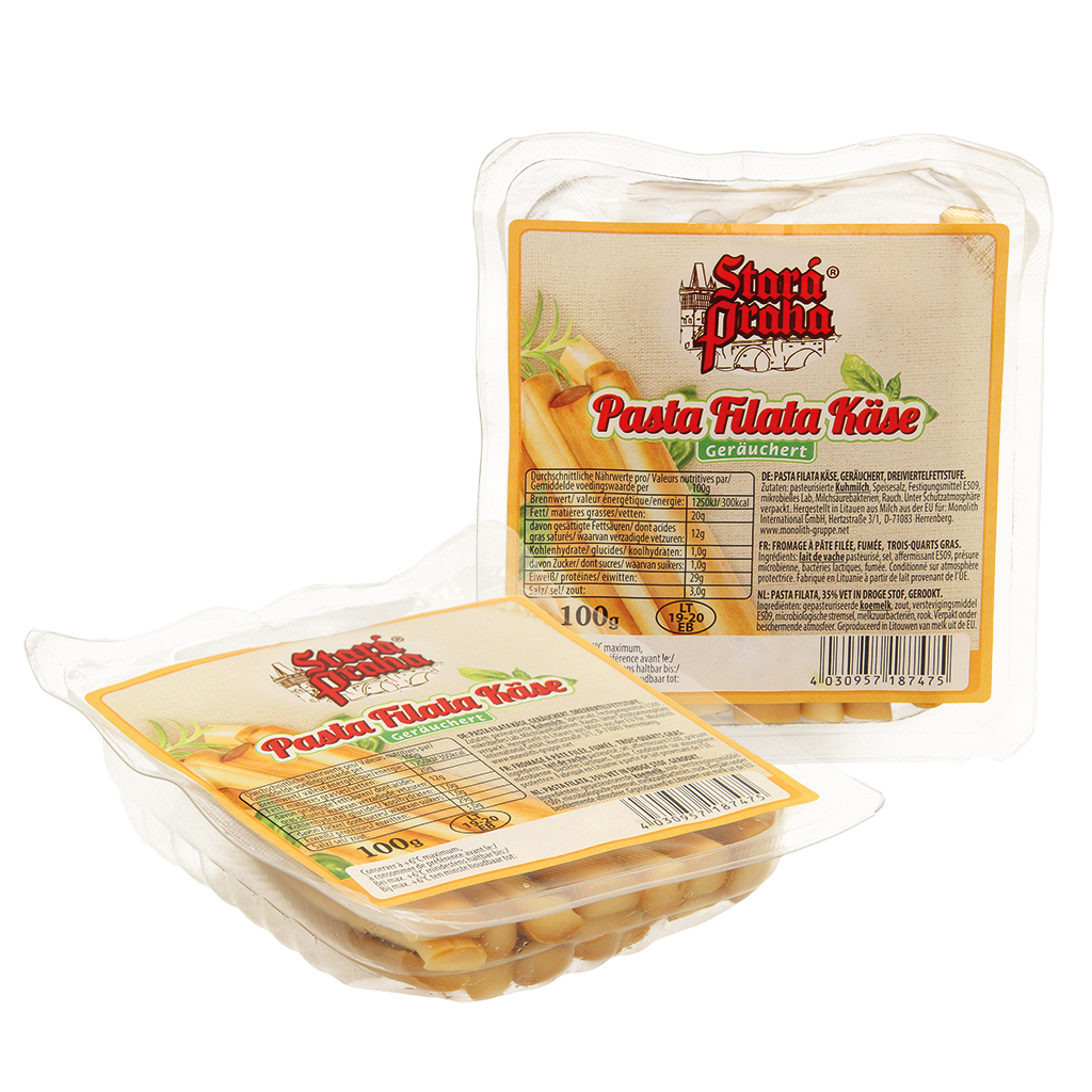 Паста-Филата сыр, копченый, 35% жира в сухом веществе