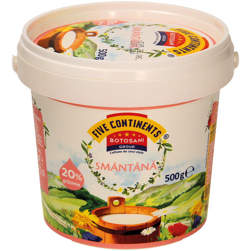 Сметана, 20% жирности