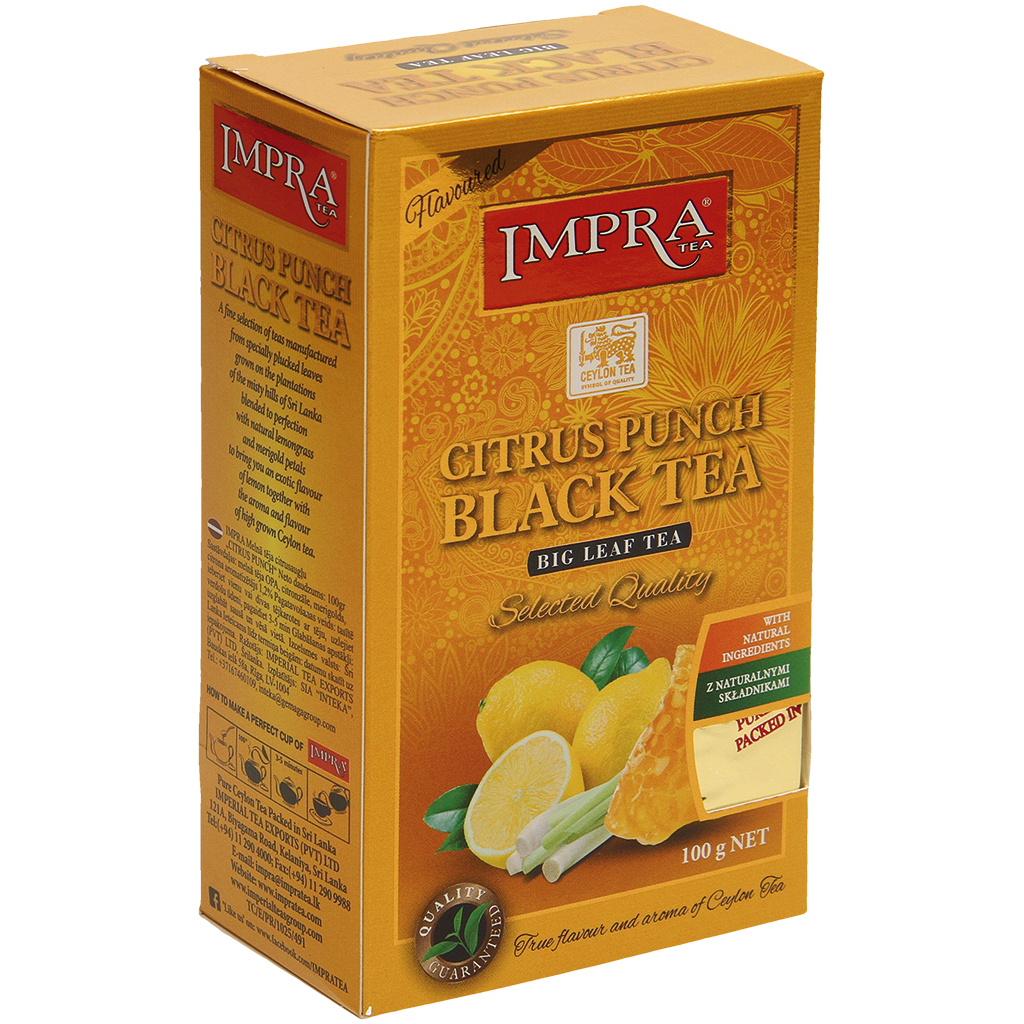 Citrus Punch Zwarte Thee - Geparfumeerde Zwarte Thee ""Ceylo