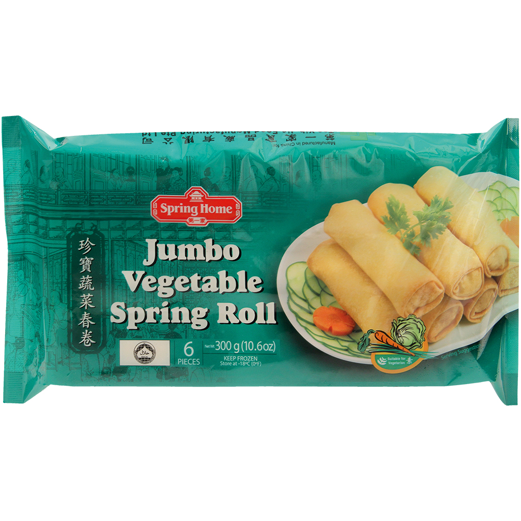 Замороженные спринг-роллы, с овощами, большие, 6 шт.