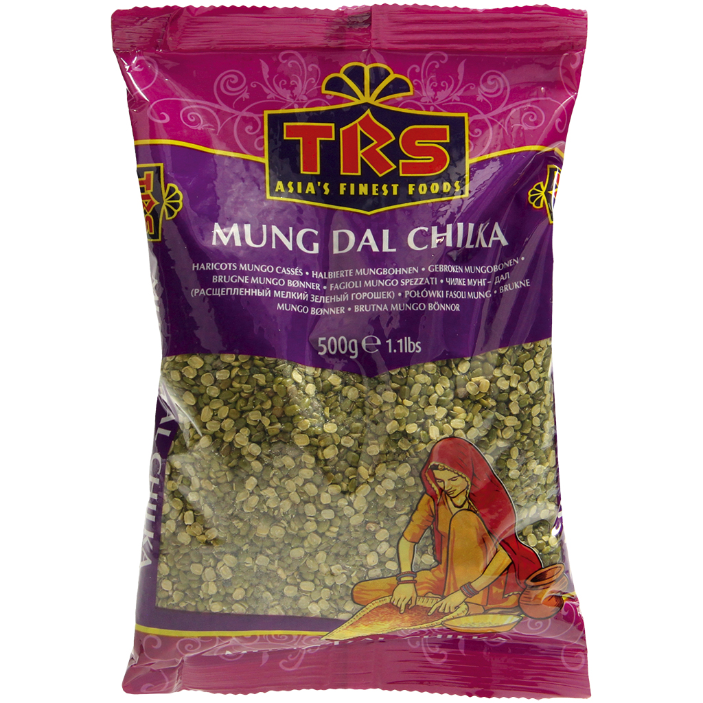 Gehalveerde mungbonen