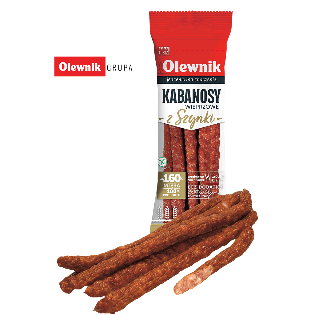 Копченые колбаски из свинины, сушеные, с ароматом дыма