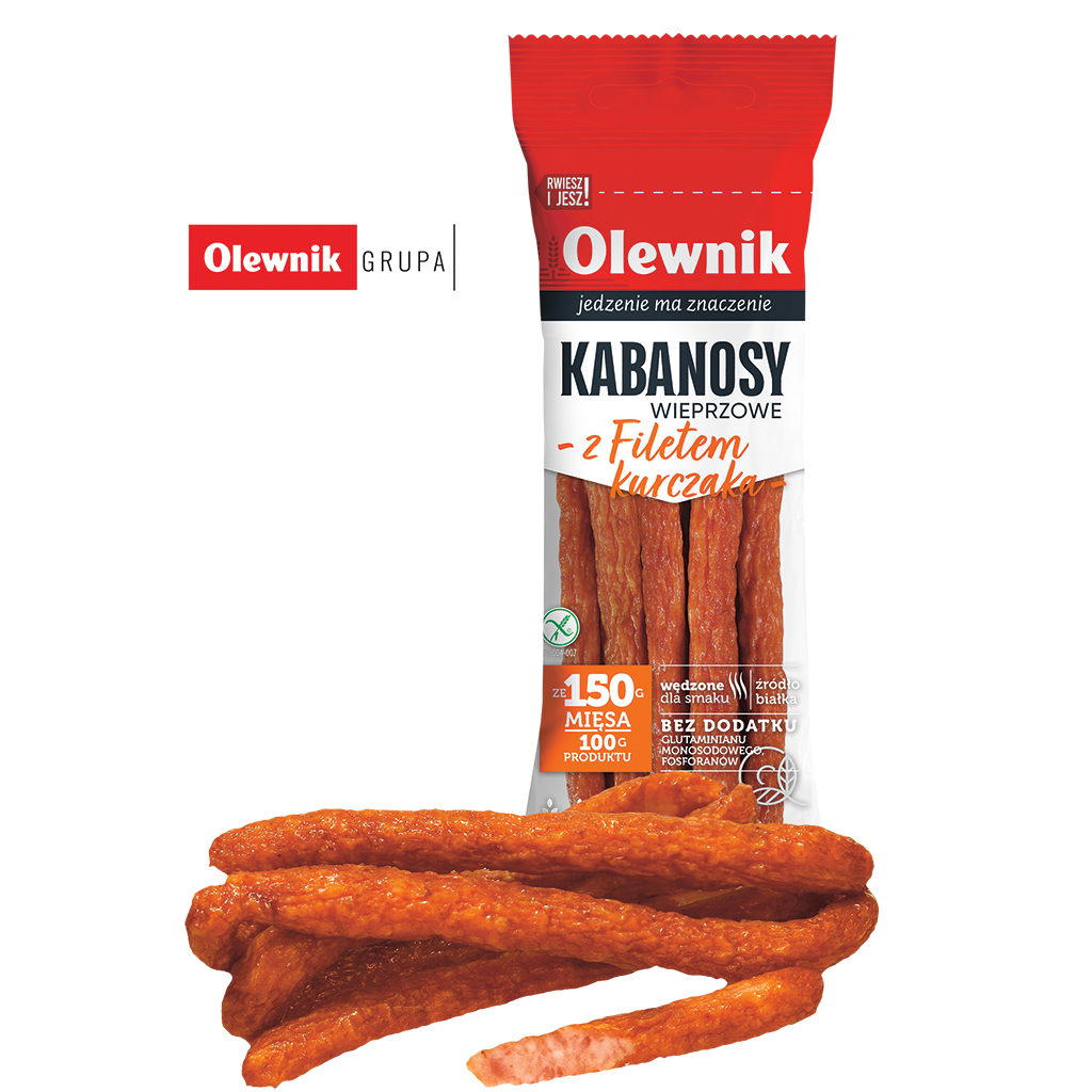 Chipolata's van varkensvlees en kippenvlees, middelgroot, ge