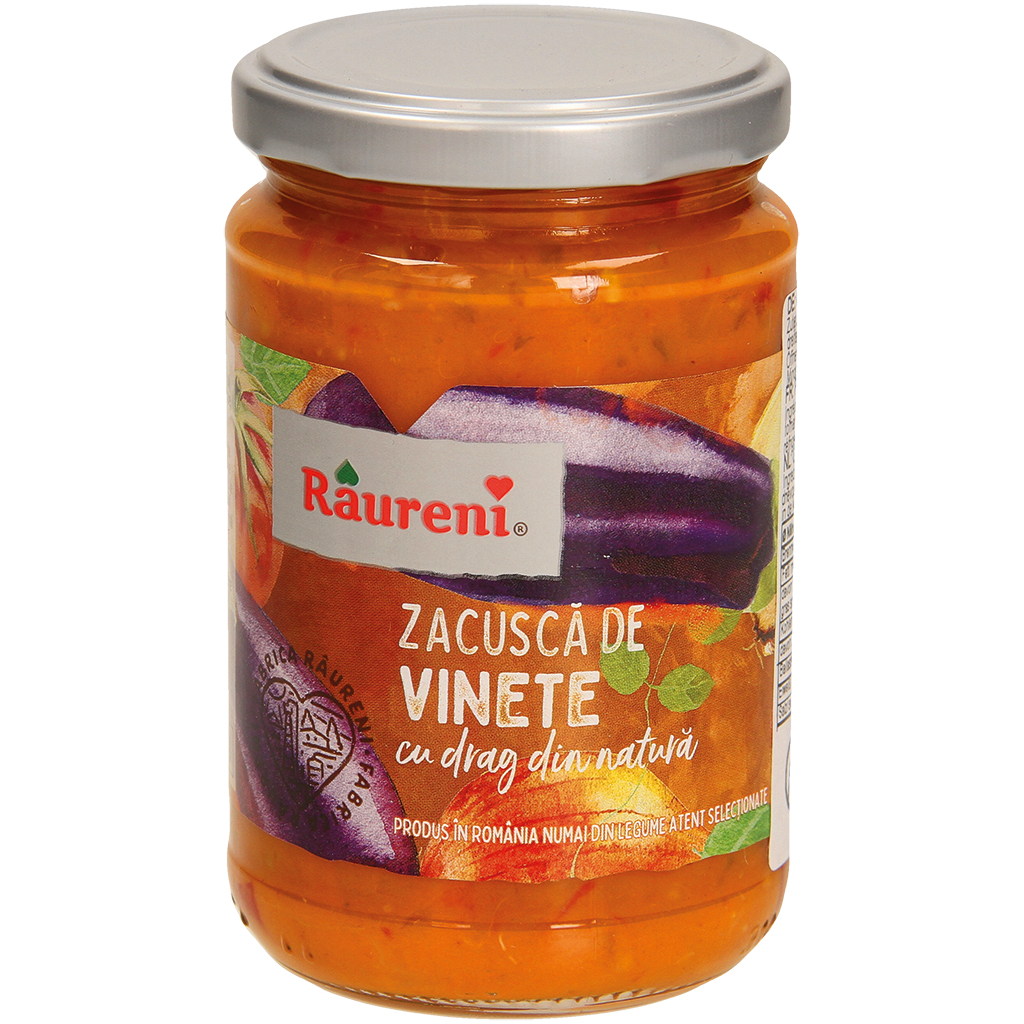 Zacusca de vinete - Овощная закуска с 40% баклажанов. Пастер