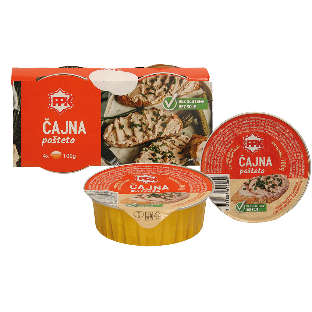 "Cajna pasteta" broodbeleg van varkensvlees. Gefermenteerd.