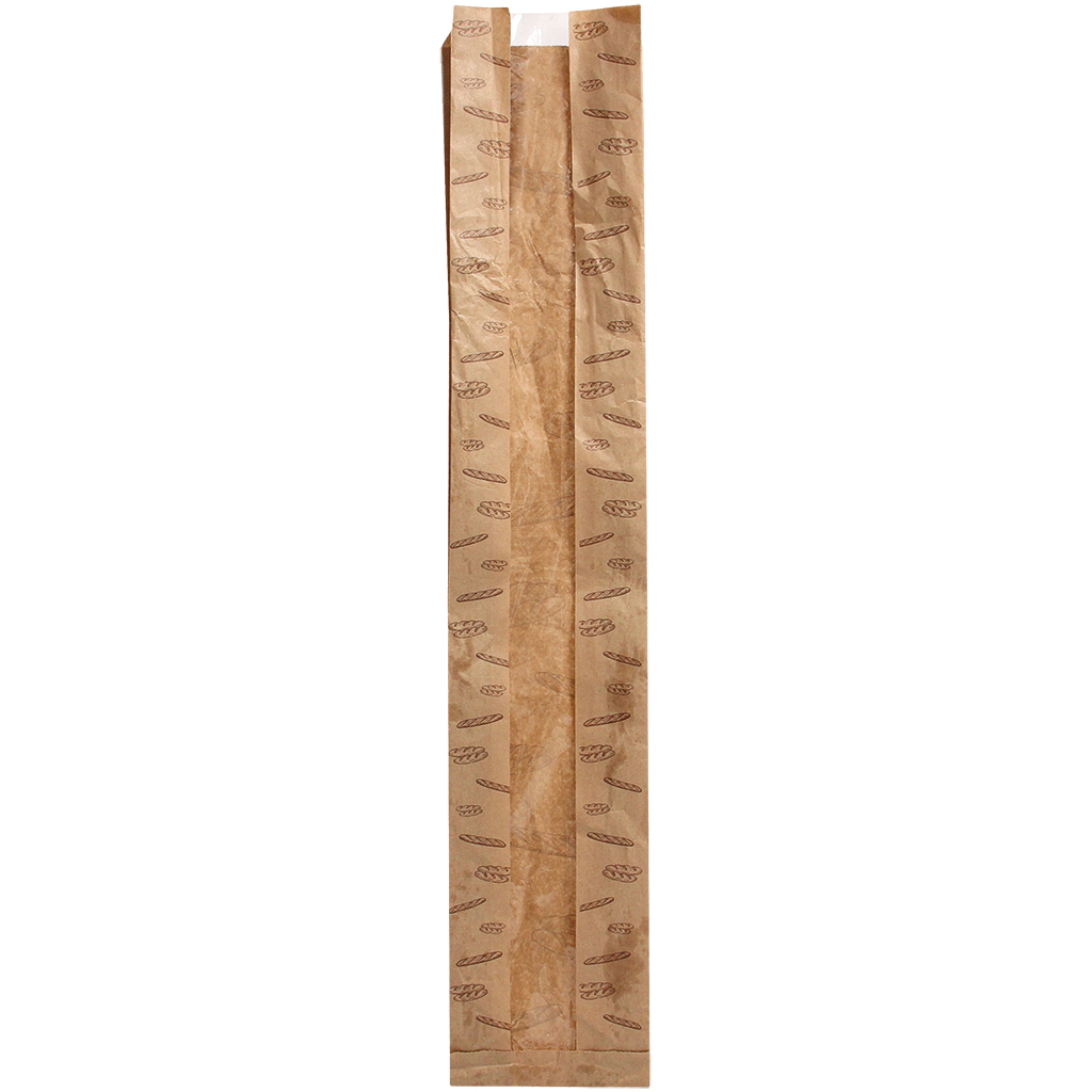 Vensterzakken, 500 stuks, Bruin PEFC, neutraal, nr. 1261 / 1