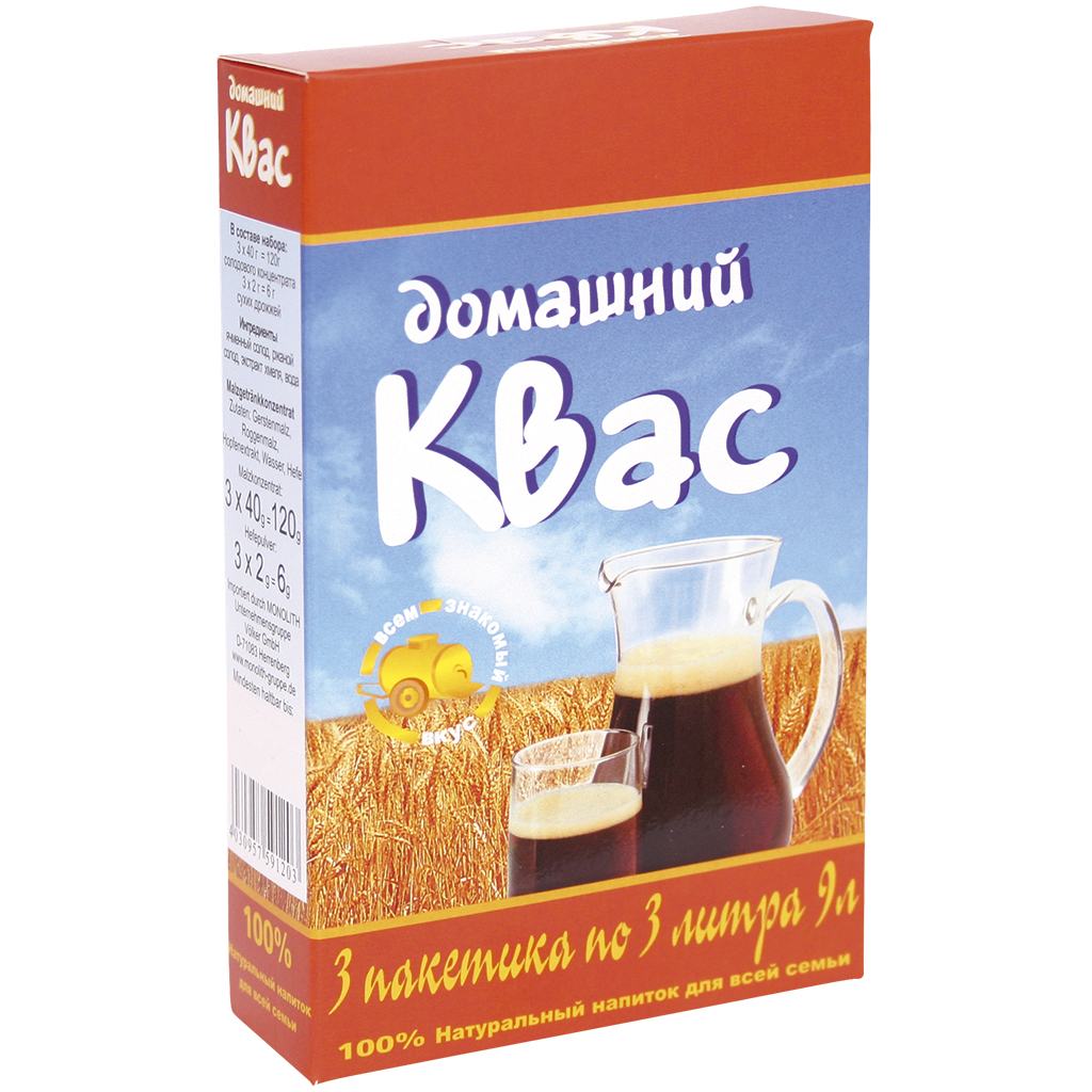 Basis voor de bereiding van drank ""Domaschnij Kwas""