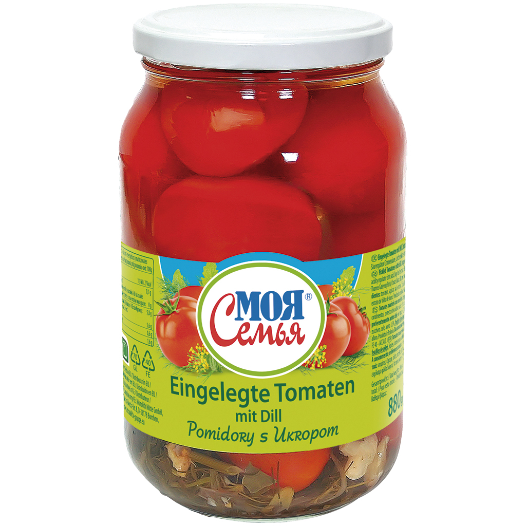MOJA SEMJA Маринованные помидоры с укропом