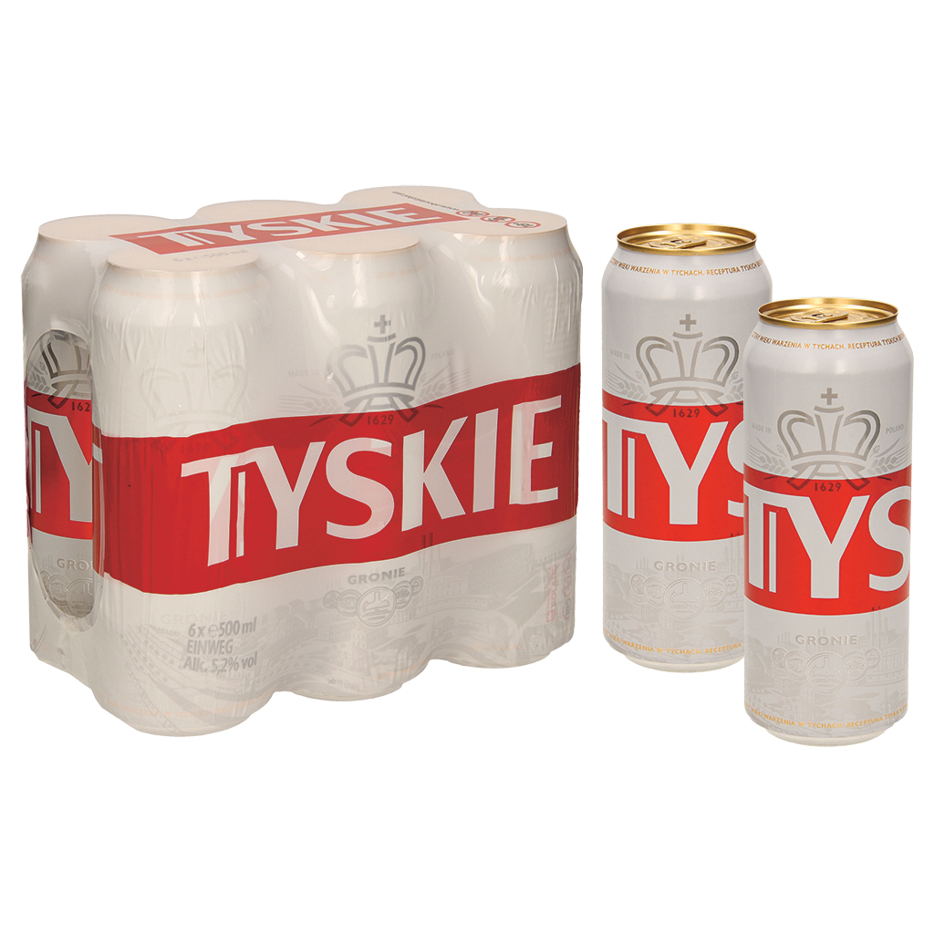 Пиво "Tyskie Gronie" (6х0,5 л.) 5,2 % алк.