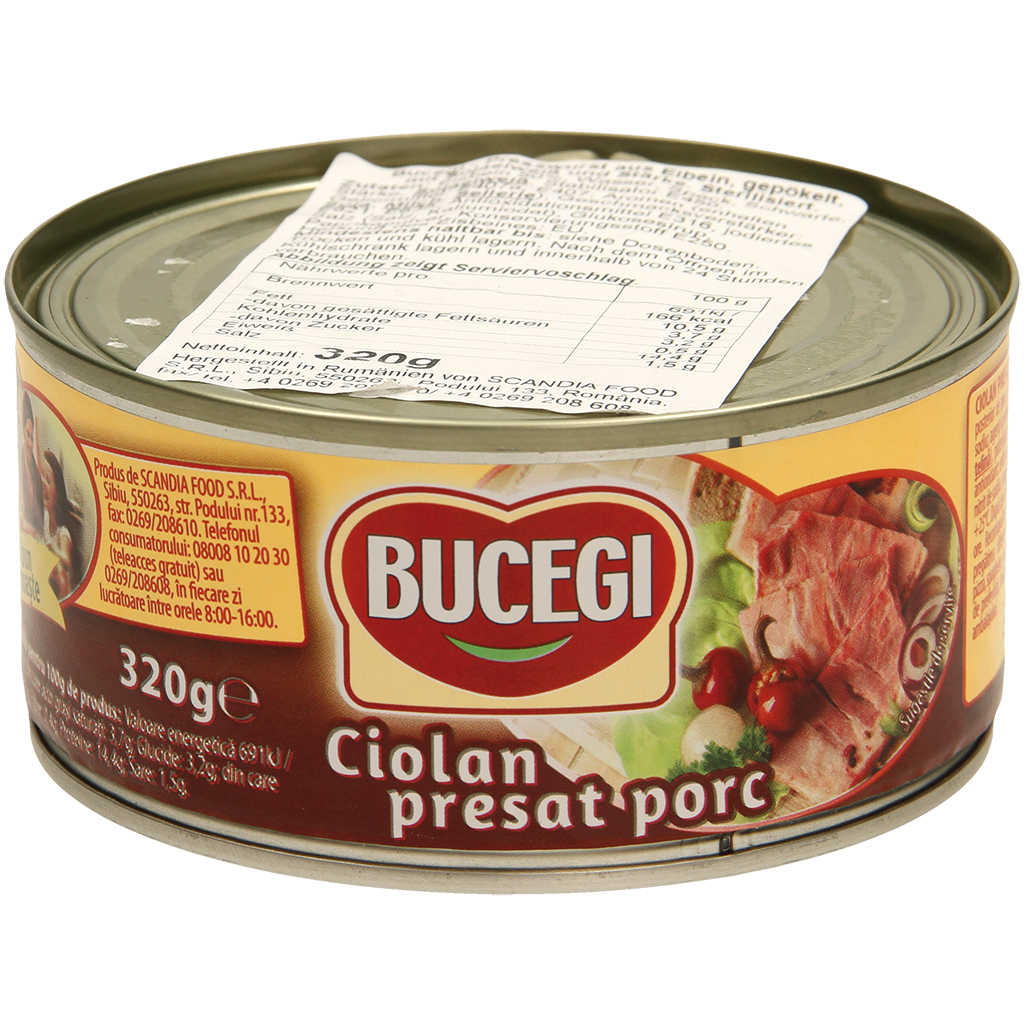 Ciolan presat porc