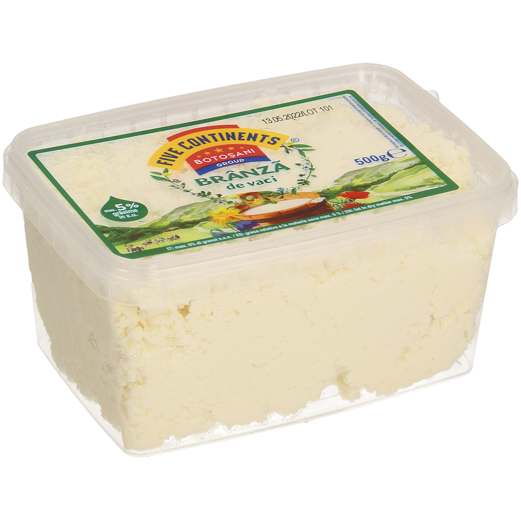 Verse kaas 5% vet in d.