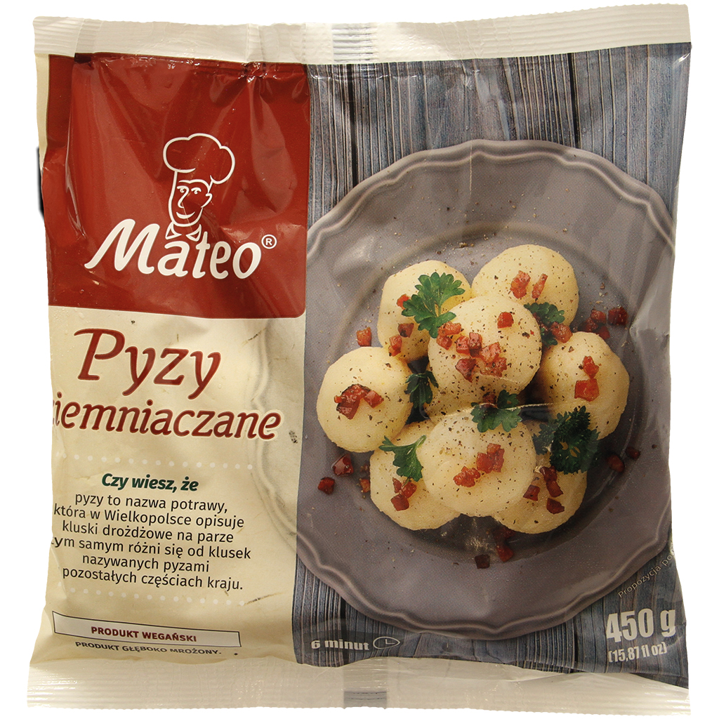 Knödel op Poolse wijze, met aardappelvlokken en aardappelgri