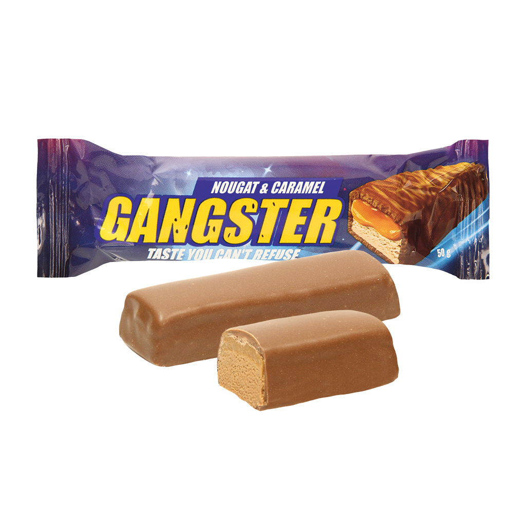 Schuimzuiker-karamelreep in cacao-houdend vetglazuur