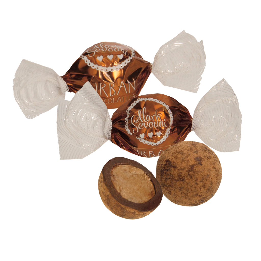 Pralines met hazelnootsmaak.