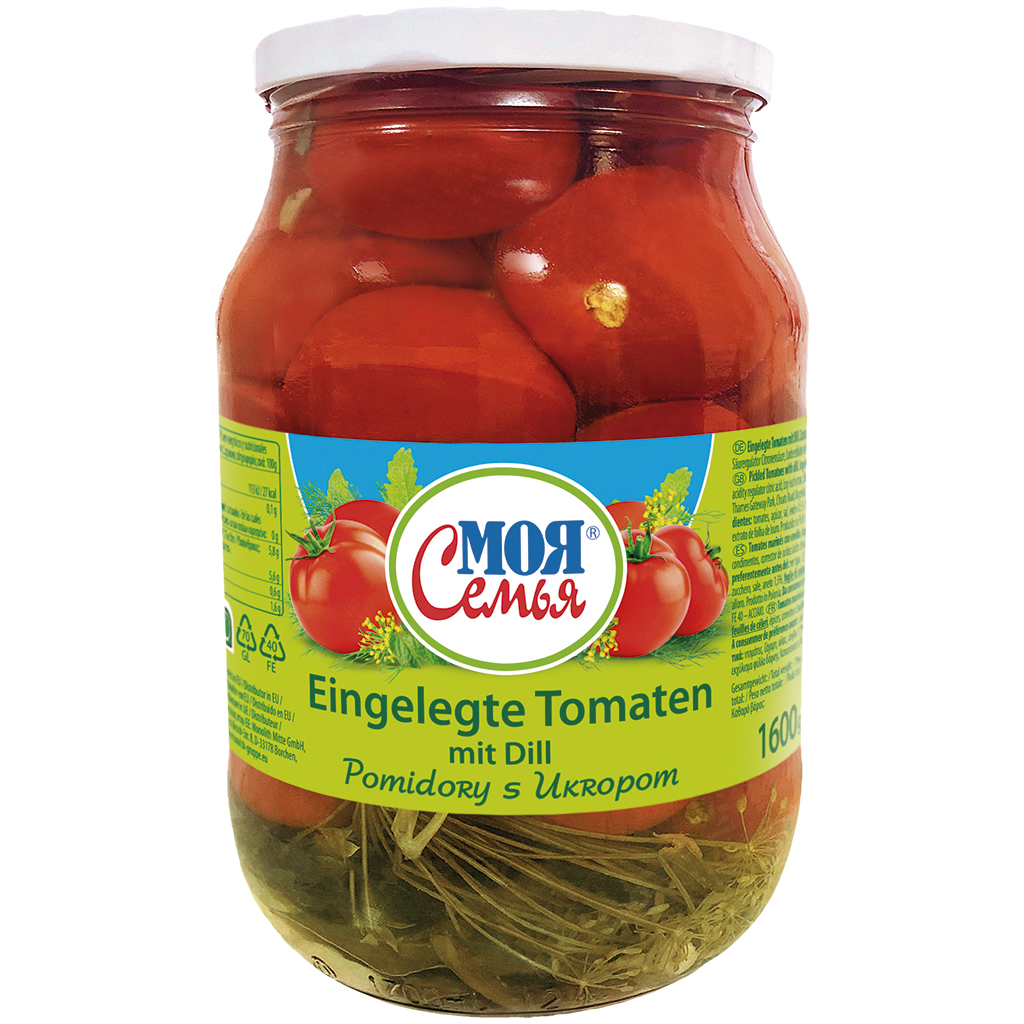 MOJA SEMJA Ingelegde Tomaten met Dille