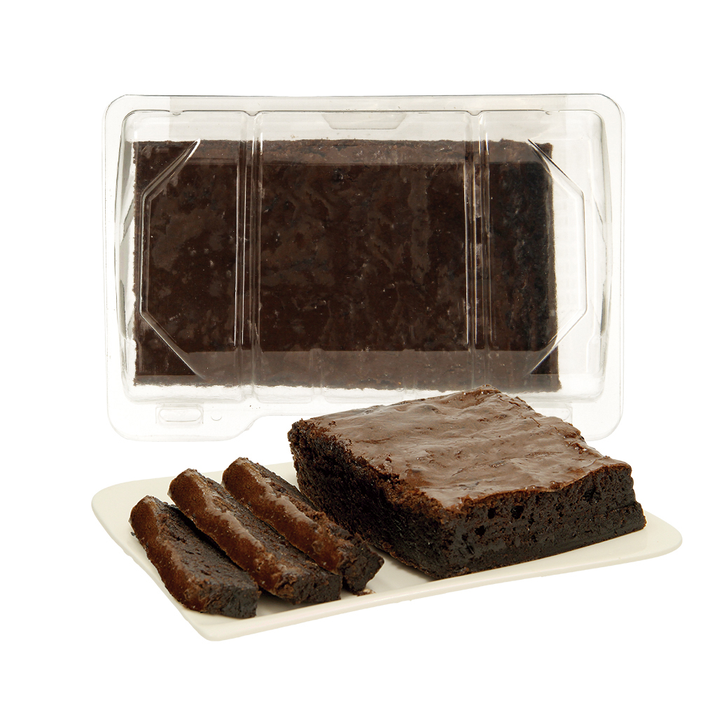 Brownies-beslagcake met chocolade smaak, diepgevroren