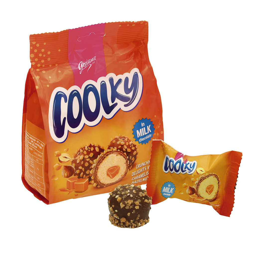 Coolky Milk Wafelballen met koekjes smaak crème