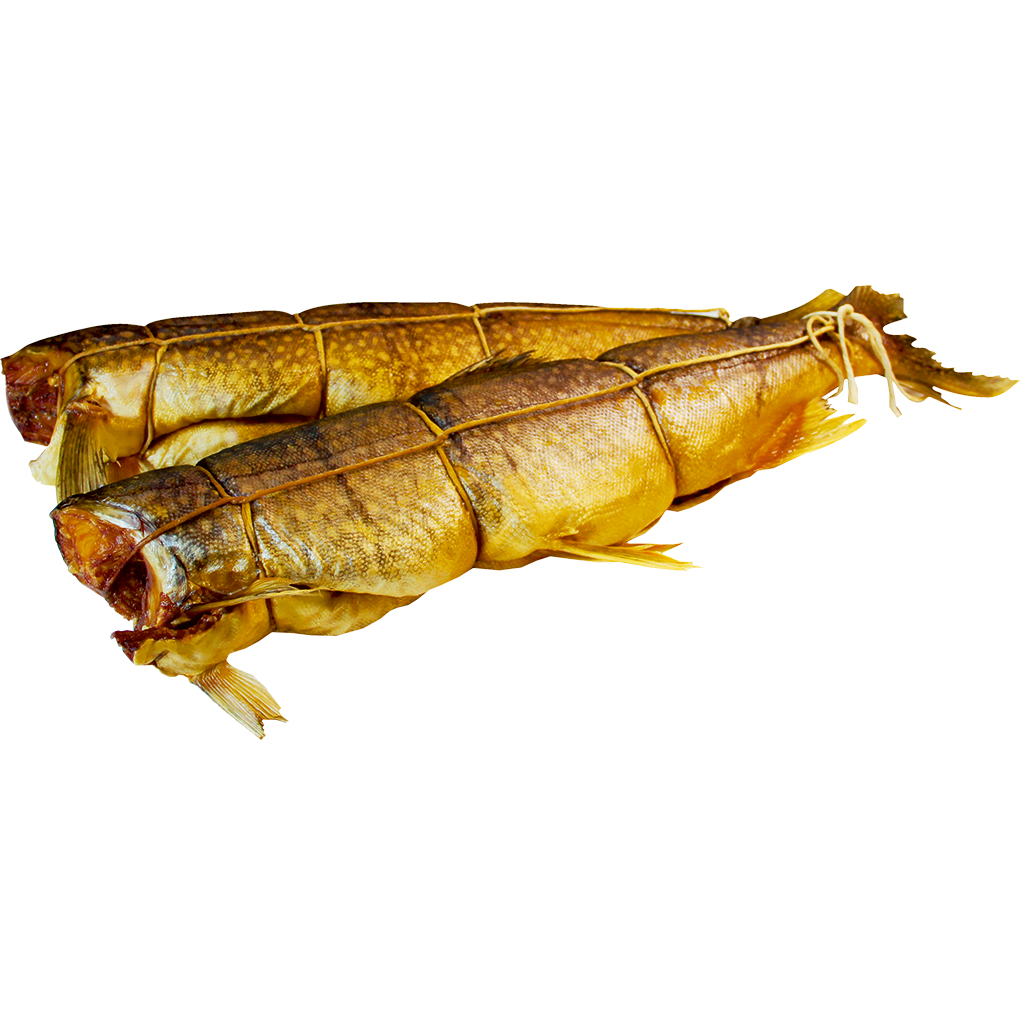 Warmgerookte forel (Oncorhynchus mykiss) /los