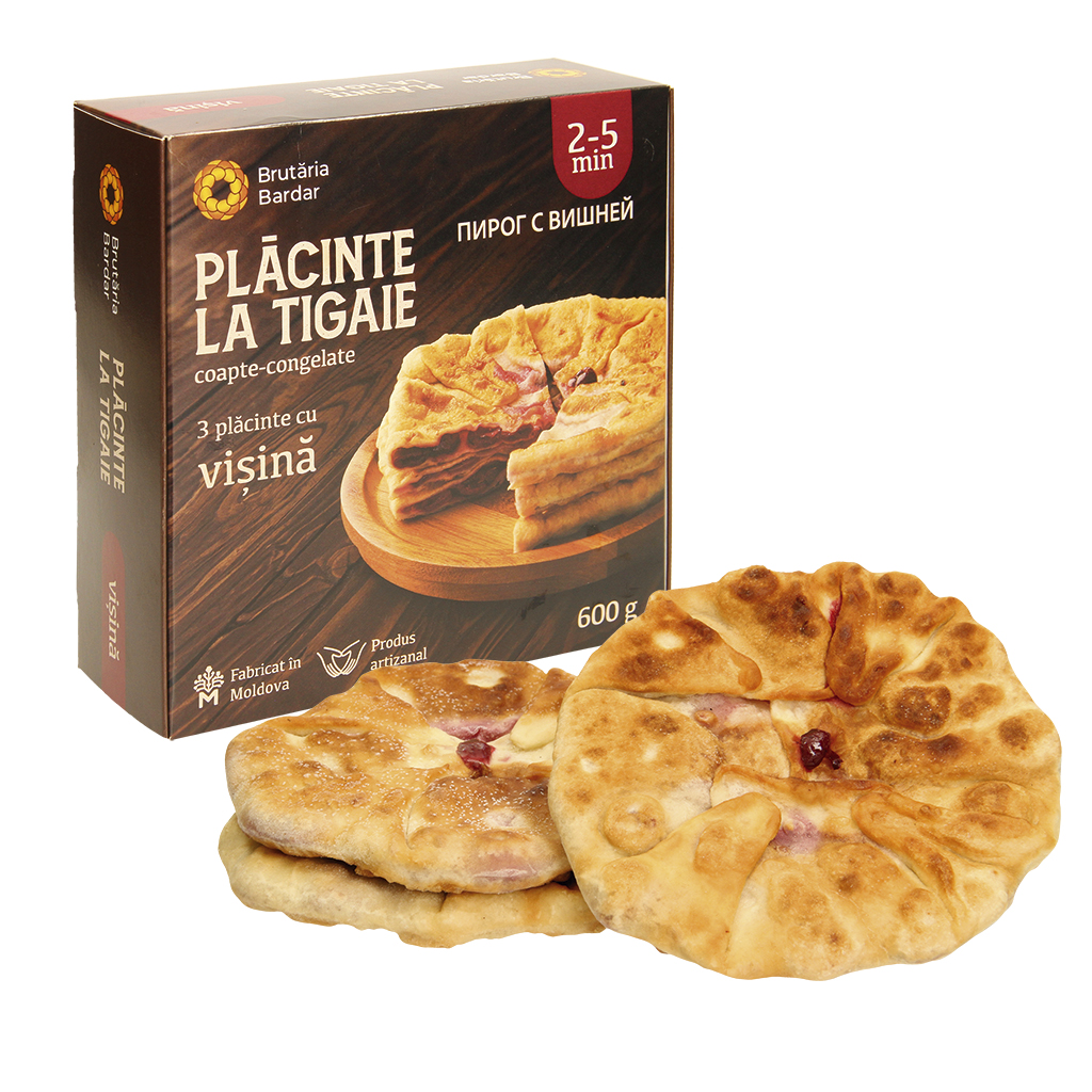 Gistdeeg met 39% zure kersen vulling, gefrituurd, diepgevror