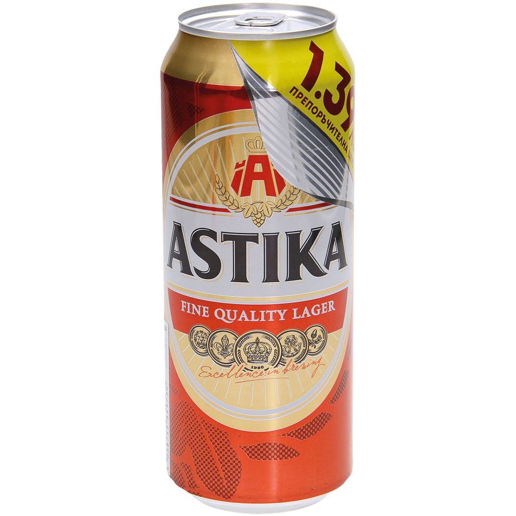 Пиво "Astika", 3,8 алк.