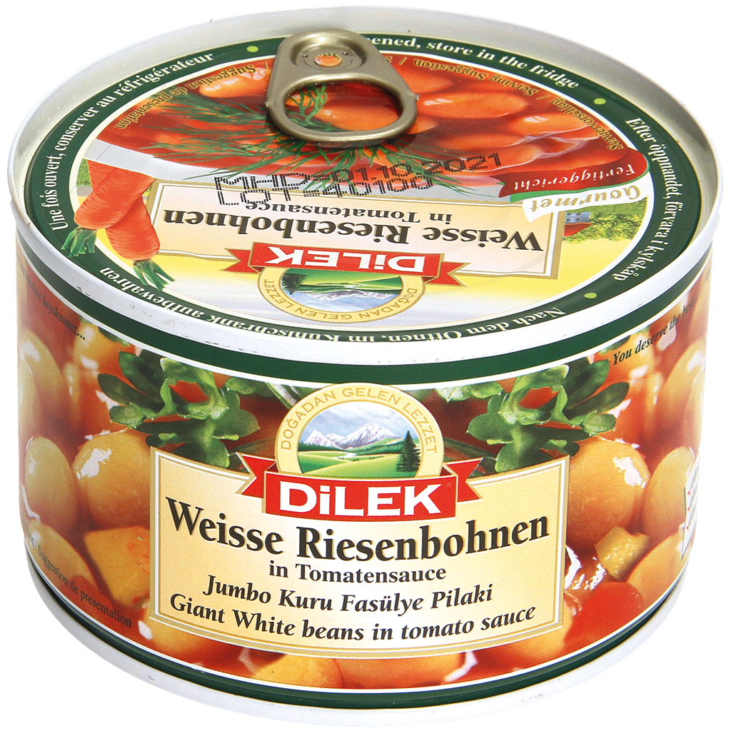 Witte reuzenbonen in tomatensaus