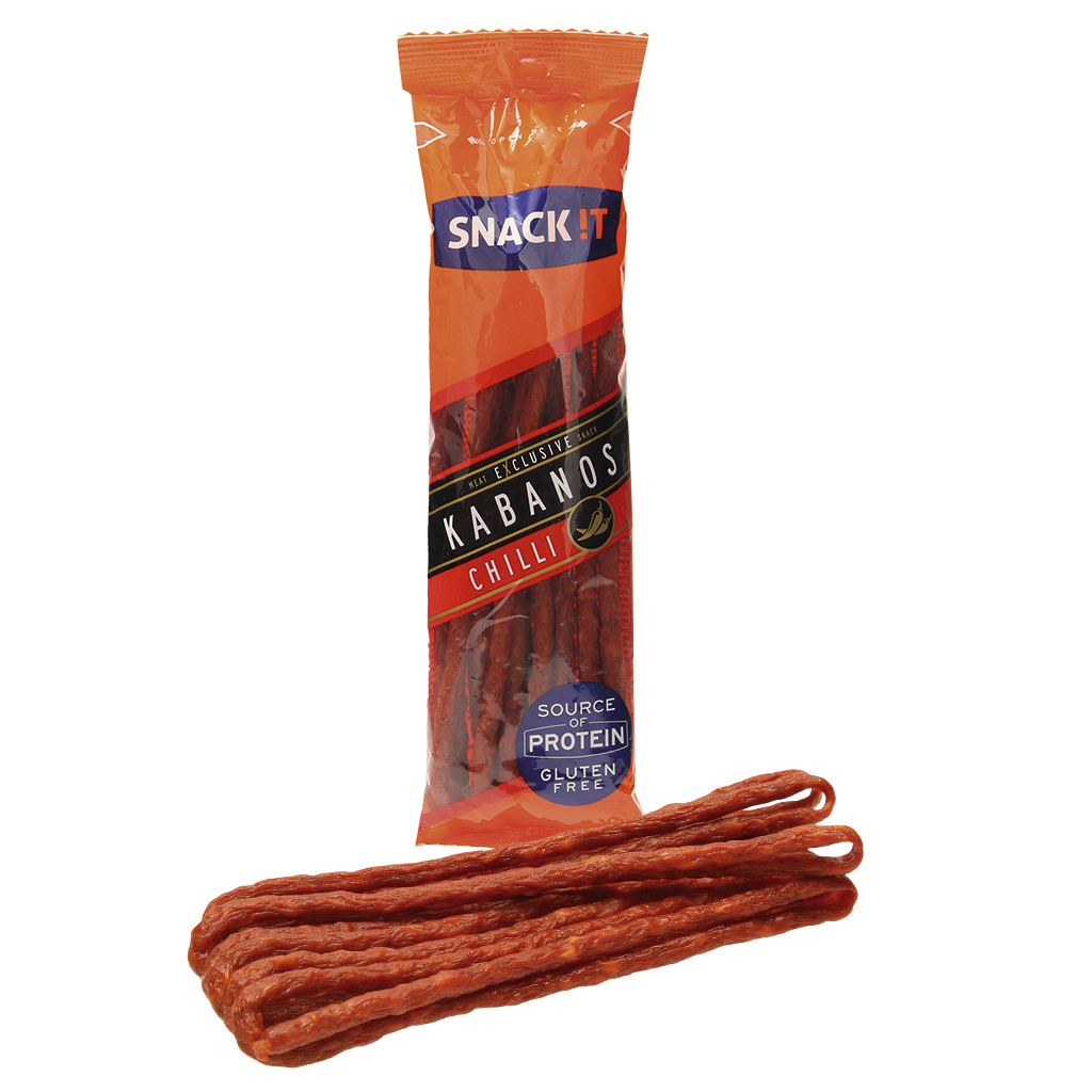 Snack IT - Колбаски-кабаноси с перцем чили. Копчёно-вяленые