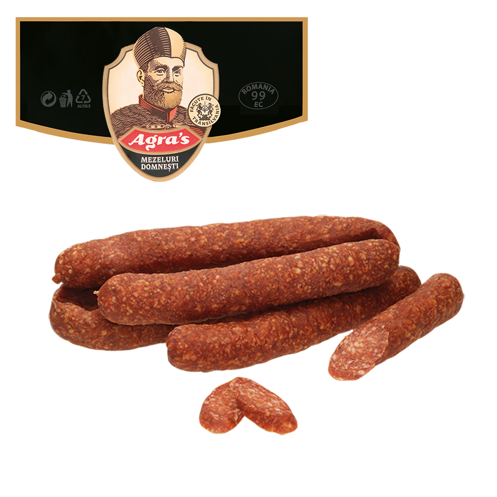 "Carnati de casa uscati" Brouwenworst van varkens- en kippen