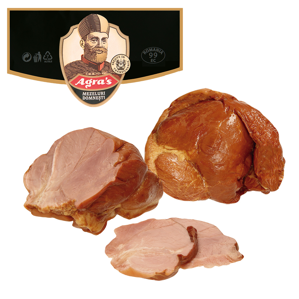 Ciolan fara os afumat vid Рулька варено-копченая, без кости.