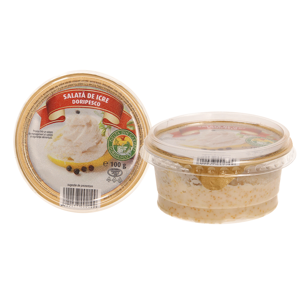 Крем из смеси икры пресноводных рыб и икры карпа