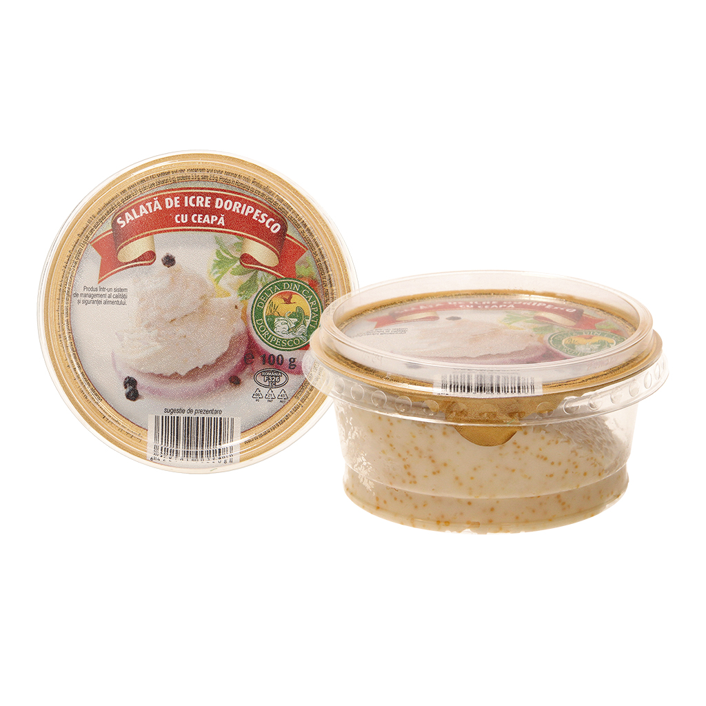 Broodbeleg met zoetwatervis-kuitmengsel en karperkuit," met 