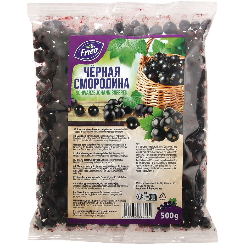 Zwarte bessen, diepgevroren