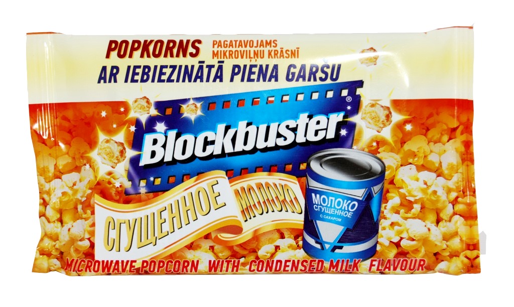 BLOCKBUSTER POPCORN GECONDENSEERDE MELK 99G