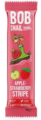 BOB SNAIL VRUCHTENSTREEP APPEL-AARDBEI 14G