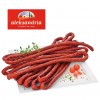 Gekookte worst, gerookt en gedroogd "Kabanosy mysliwskie"