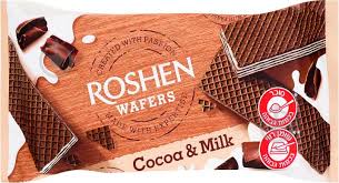 Roshen cacaomelkwafeltjes