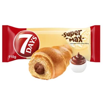7Days Croissant supermax cacao