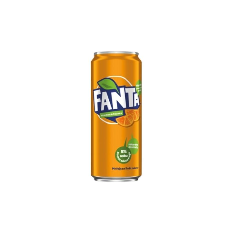 Fanta orange blik