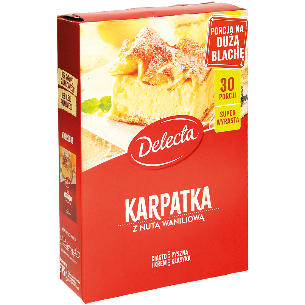 Bakmix voor Poolse "Karpatka"-cake